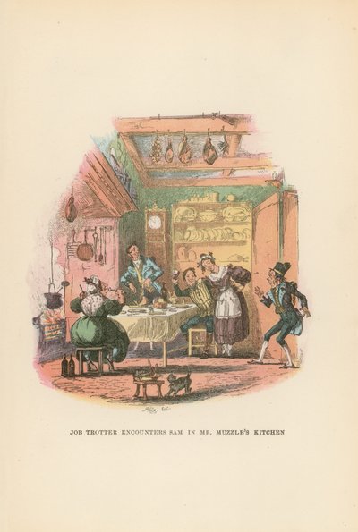 Illustration for Pickwick Papers by Hablot Knight Browne